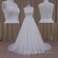 Benutzerdefinierte Größe Flügelärmeln Vintage Lace Wedding Dress